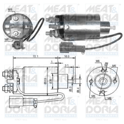 Solenoid Switch, starter